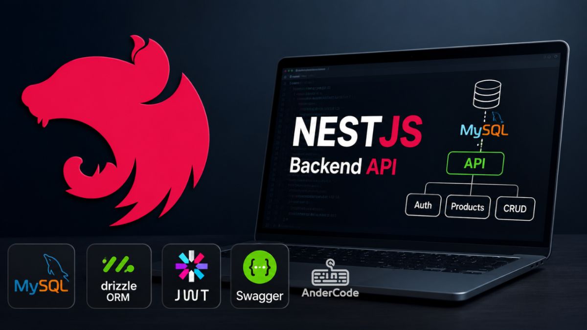 NestJS Backend API: Login, CRUD, MySQL, Drizzle y JWT
